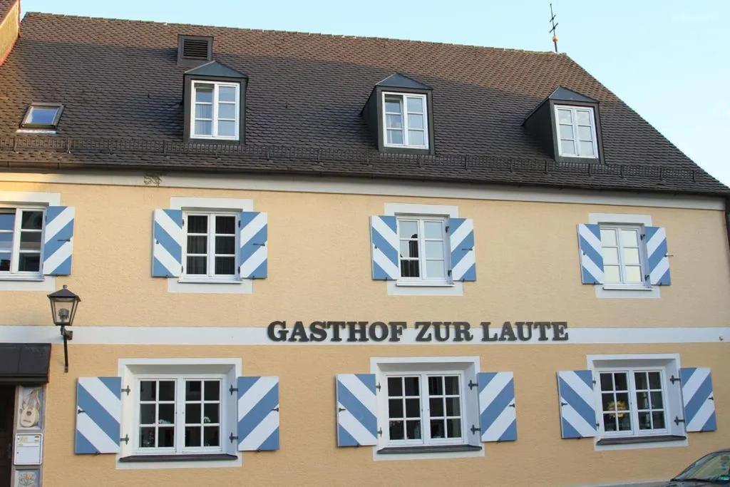 Hotel Und Gasthof Zur Laute Mindelheim Zewnętrze zdjęcie